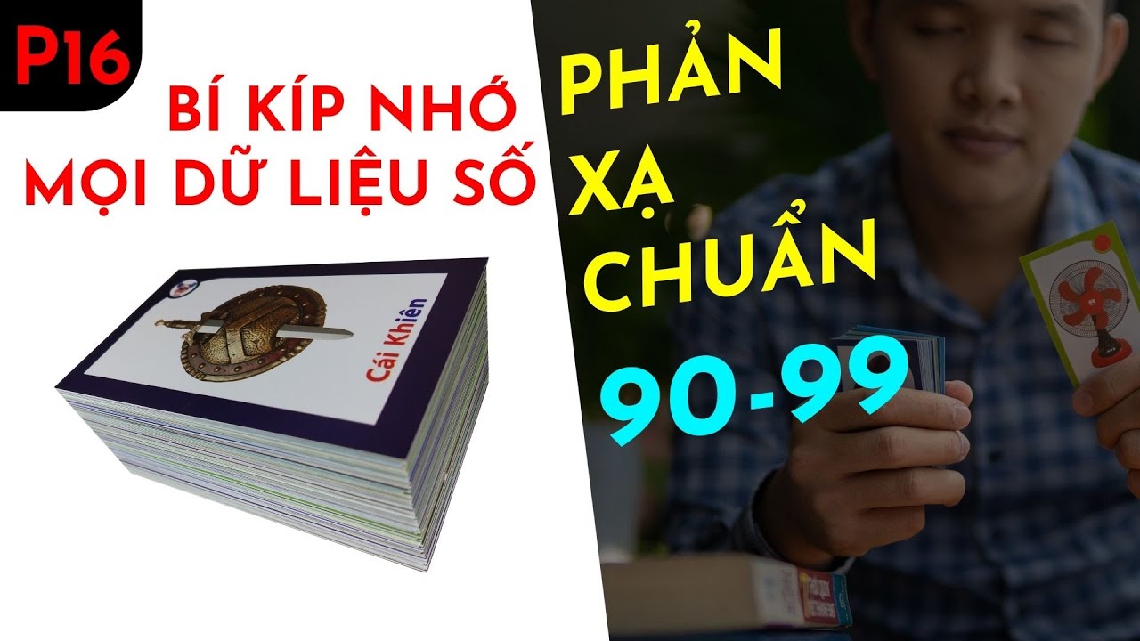 [P16] Phản xạ từ 90 đến 99 sang hình ảnh - Luyện Siêu Trí Nhớ